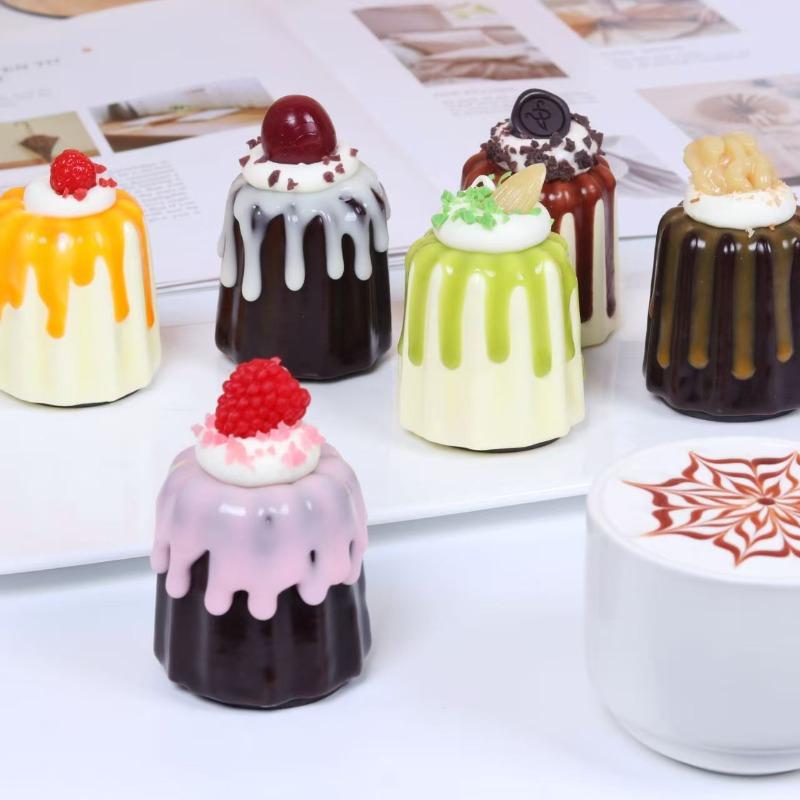 1PC Artificial Fruit Cake Cookies Fake Food Decoration Photography Pro Food Simulation Cake Model Tea Table Decoration
