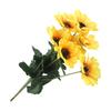 Fake Flower Artificial Sunflower Room Yellow 7 Heads Bouquet Christmas Garden Wedding Party Decor Outdoor Plant