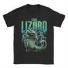 Hoppers Tom Lizard Cool Distressed Poster 100% Baumwolle T-Shirt Für Unisex Strand Y2K Lässige T-Shirts Rundhals Trendige Coole T-Shirts Geschenk