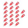 20Pcs Banana Socket 4mm Strong Connectivity Corrosion Resistance Good Performance Electrical Test AccessoriesRed