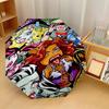 Monster High Windproof Auto 8 Rib Folding Umbrella Portable Outdoor Parasol