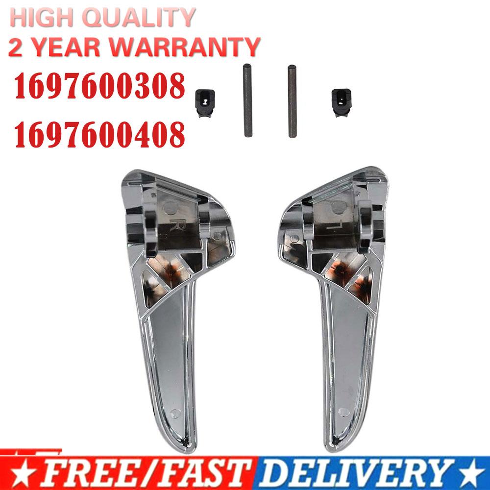

1697600308 1697600408 For Pair Car Inner Interior Door Handles Kit Chrome Left & Right Side For Mercedes Benz A B Class W169
