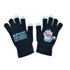Kids Boys Girls Demon Hunters Derpy Printed Velvet Autumn Winter Warm Knitted Gloves