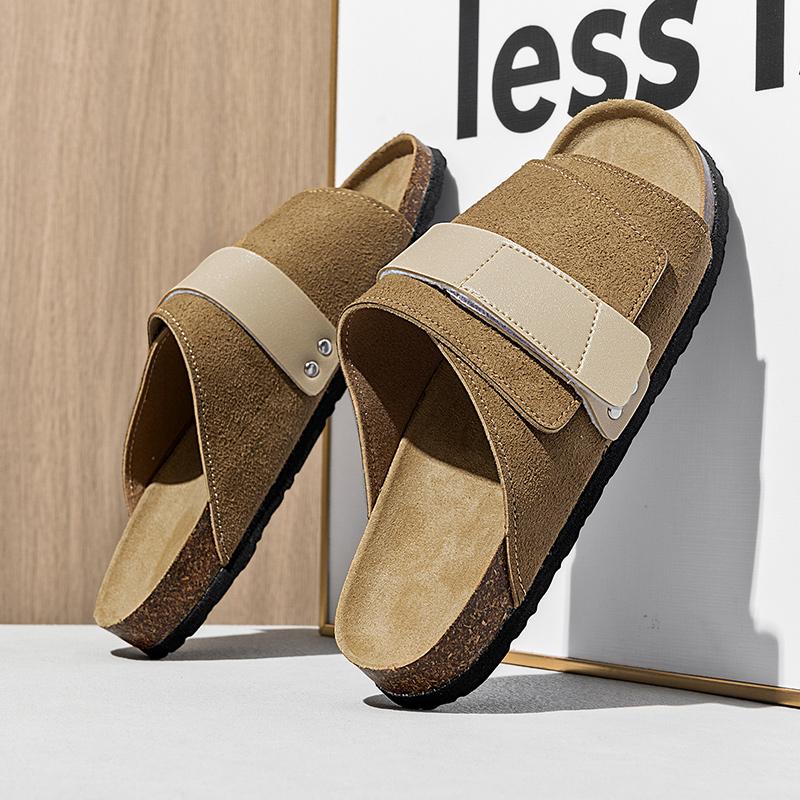 

Модные тапочки мужские летние пляжные тапочки уличные модные сандалии нескользящая пляжная обувь мужские шлепанцы плоская пляжная праздничная обувь мужская 10 жёлтый