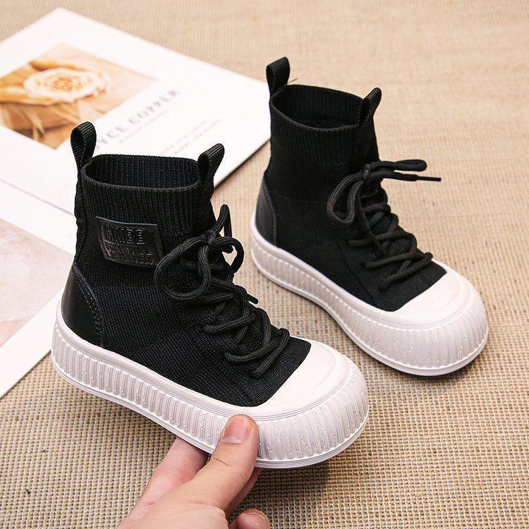 

Лучший выбор: Вязаные ботильоны для девочек - Стильные модные кроссовки на мягкой подошве для весны и осени Size 26, Inner Length 16.7cm