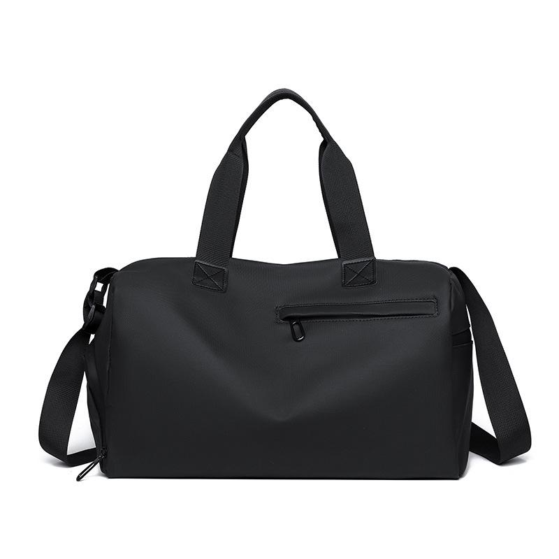 

PU Leather Travel Bag: Wet/Dry Separation, Neutral Style Fitness Backpack