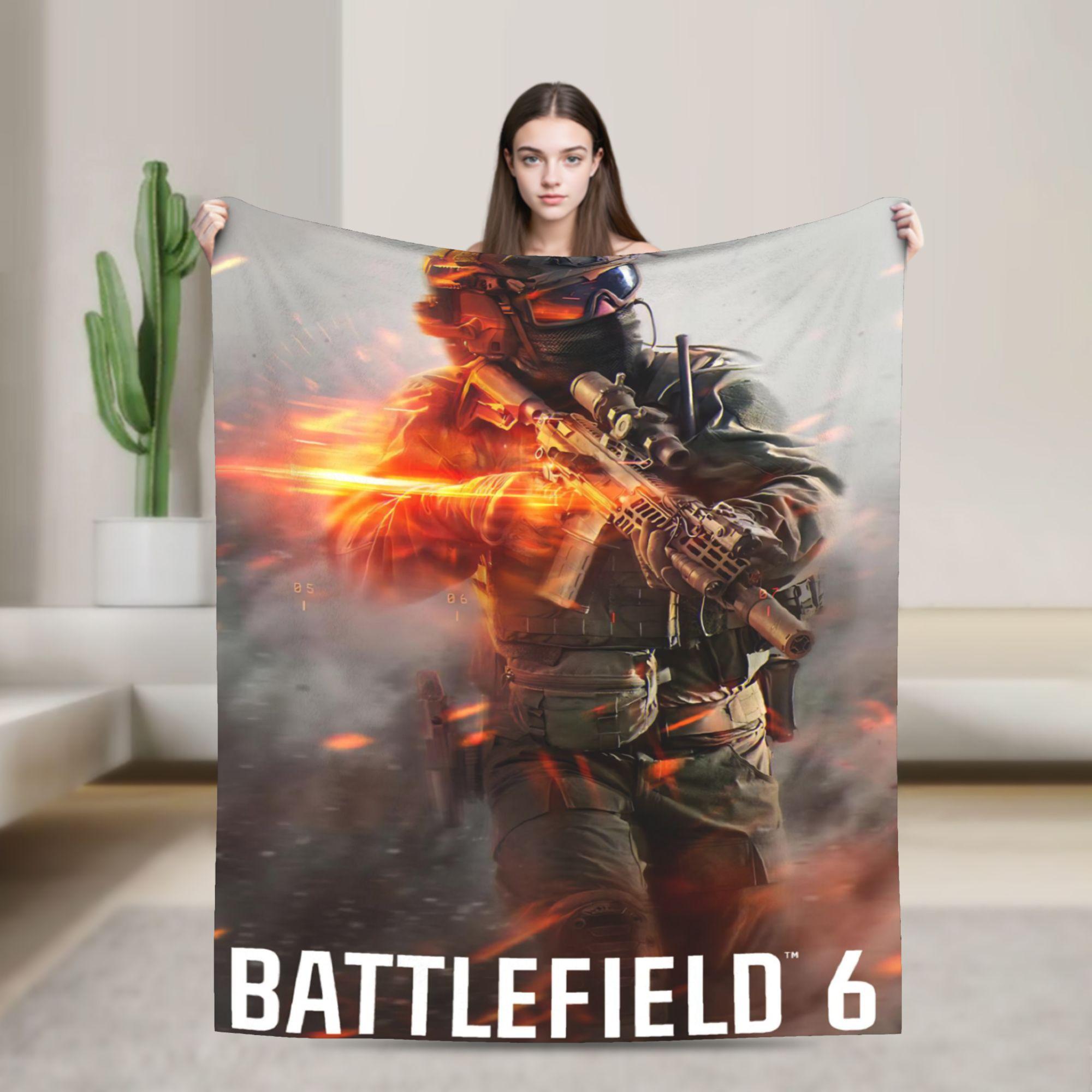 

Battlefield 6 Funny Games Blanket Multi-size Super Soft Cozy Throw Blankets for Sofa Couch and Bed 150x200cm