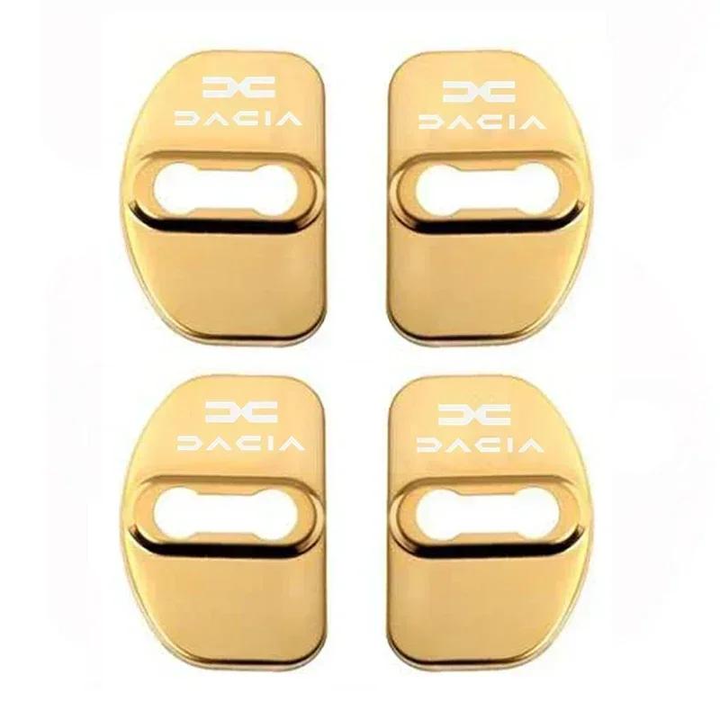 Pour Dacia Bigster Dokker Duster Jogger Lodgy Logan Spring Sandero Couvercles de Serrure de Porte de Voiture Boîtier Protecteur Anti-rouille Autocollants Style