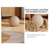 Elephant Shaped Cat Scratcher Solid Wood Stable Triangular Sisal Ball  Toy for Home Pet Cats