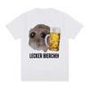 Unisex Clothing Unisex Sad Hamster Delicious Beer Funny Meme Kawaii Tshirts Clothing Fashion Hip Hop Tshirts Cotton Loose TShirts