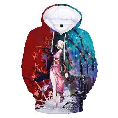 Männer Frauen Hoodies Anime Demon Slayer Kamado Nezuko 3D Druck Hoodie Sweatshirt Mode Casual Harajuku Street Hoodie