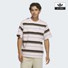 Men Summer Glow Stripe Crewneck Tee Kx1269