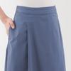 MUJI Women's Quick-Drying Broad Flare Skirt, BE1VAA5S, Smoky Blue, Size S