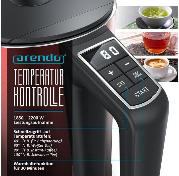 Чайник Arendo Elegant kaminrot (304582)