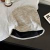 Lazy Wind Loose Pile Hat Female Autumn Big Head Circumference Showing Face Small Knitted Hat Korean Version Pullover Cold Hat American Bag Head Hat