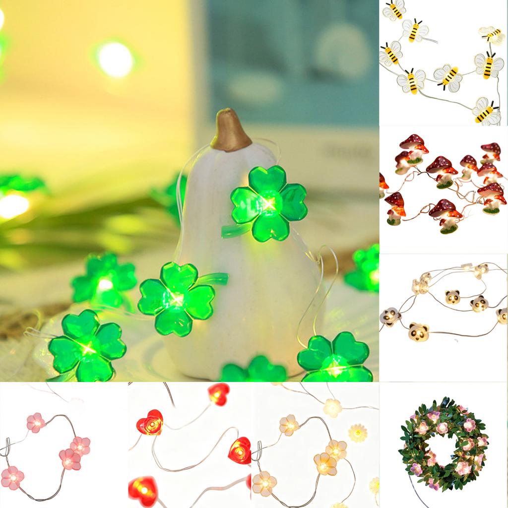 Plastic Wire String Lights with Twinkling Effects for Christmas Tree and Holiday Decor