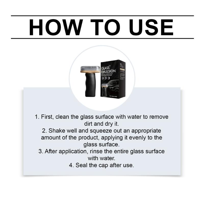 Automotive Oil Film Cleaning Agent ,Glass Cleaning Tool Oil Film Remover Glass Coating,Windshield Cleaner Tool