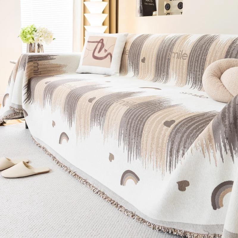 Anti-Scratching Sofa Cover Cloth Four Seasons Universal Full Cover Sofa Cover Chenille Thickened Sofa Cover Blanket