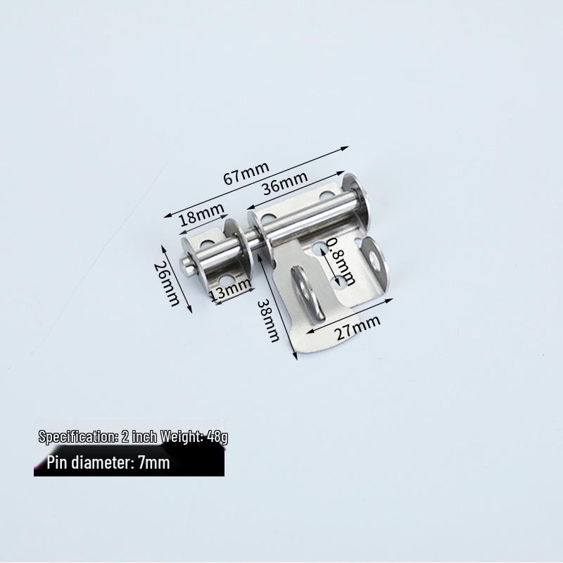 

Задвижка для железных ворот из нержавеющей стали с защитой от кражи, запираемая навесным замком, с пластиной в старинном стиле и левым/правым штифтами