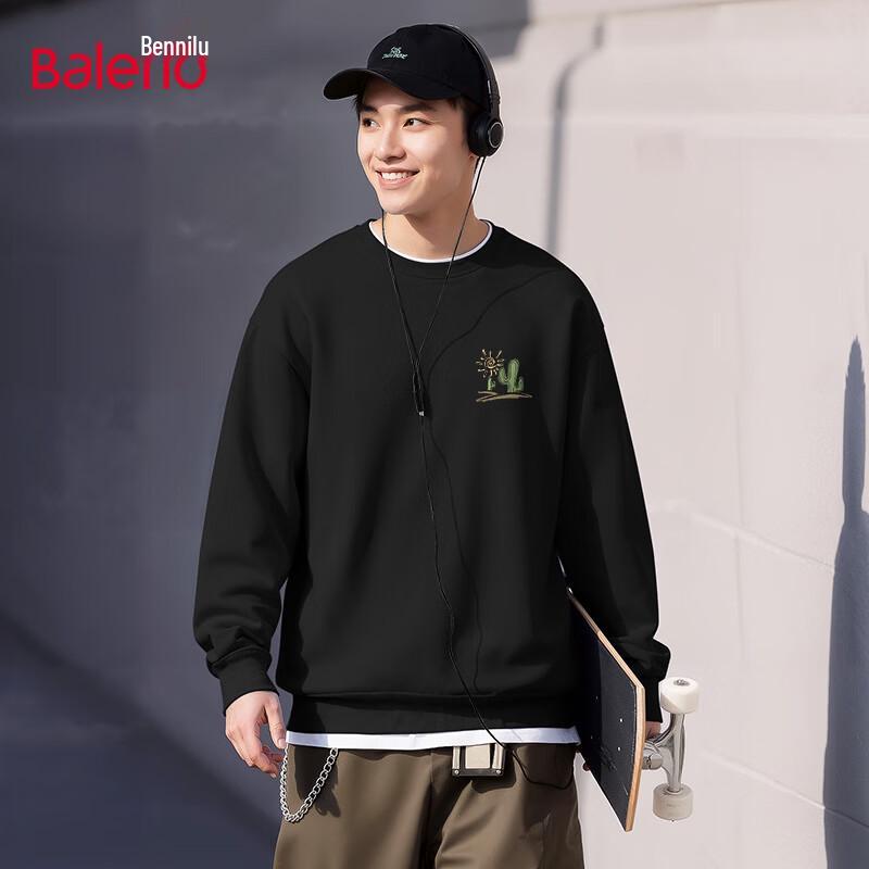 Baleno Men's Loose Fit JPB Graphic Knitted Sweatshirt