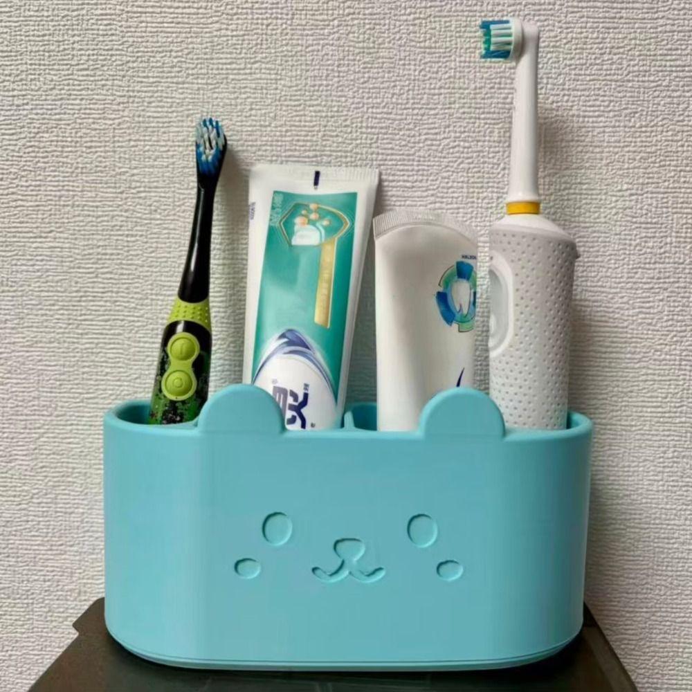 3D Printing Cat Toothbrush Holder Creative Electric Toothbrush Stand Bathroom Storage Stand  Shower