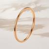 Women's Stainless Steel 2mm Minimalist Ring - Non-Fading Titanium Steel Fashion Accessory