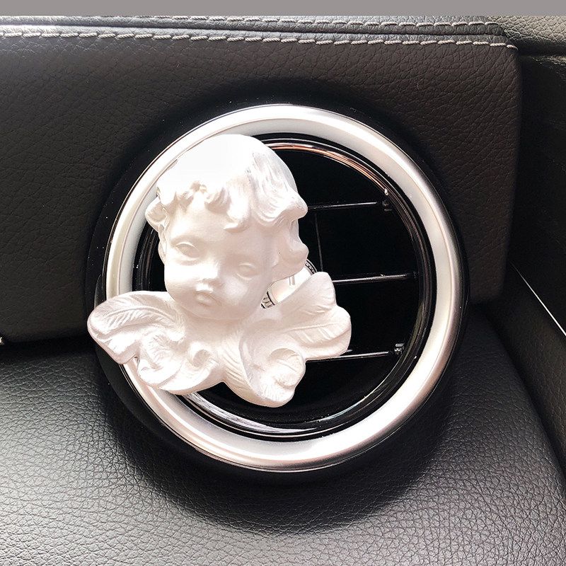 

Auto Perfume Aromatherapy Cute Angel Car Air Conditioner Air Outlet Perfume Clip Fragrant Stone Car Interior Decoration Praying Angel