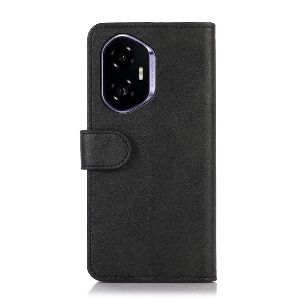 For Honor 400 Case Cowhide Texture Leather Wallet Phone Cover with Stand