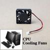6PCS 40X40X13MM Cooling Fan DC 12V 2Pin 9 Blade Cooler Brushless Mini Cooling Fan Brushless Computer CPU Cooling Cooler Fan