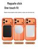 Compatible iPhone 17 Pro Max Magnetic Protective Case - Drop-proof, Rotating Air Matte Holder.