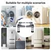Washing Machine Stand Stainless Steel Dryer Stand Adjustable Washer Dryer Pedestal With 4 Strong Feet for Home Appliance
