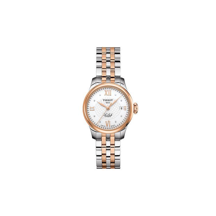 

Tissot Le Locle Automatic Mechanical Movement 30m Water Resistant Watch 25.3mm White Dial Gold Plated Stainless Steel PVD Coated Case T41.2.183.16 Regular Watch Box,Silver Dial