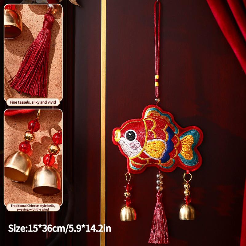 Chinese Spring Festival Lucky Decor The Year Of Hores Door Hanging Pendants Chinese New Year Home Party Supplies