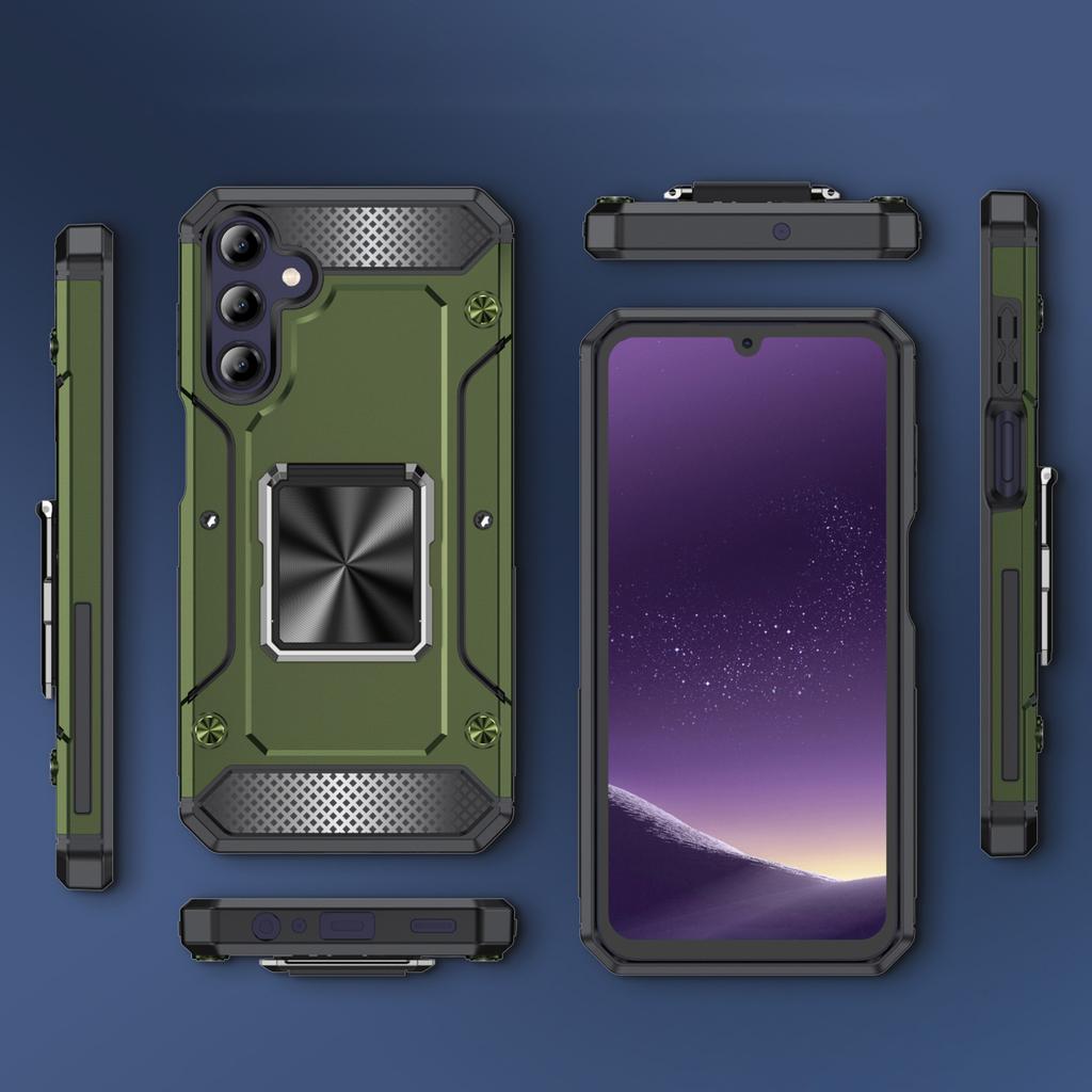 For Samsung Galaxy A05s 4G Kickstand Case Anti-Scratch PC+TPU Phone Cover