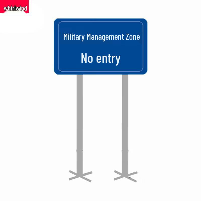 Military Restricted Area Warning Sign