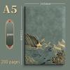 A5 Chinese Style Leather Business Notebook Gift Set