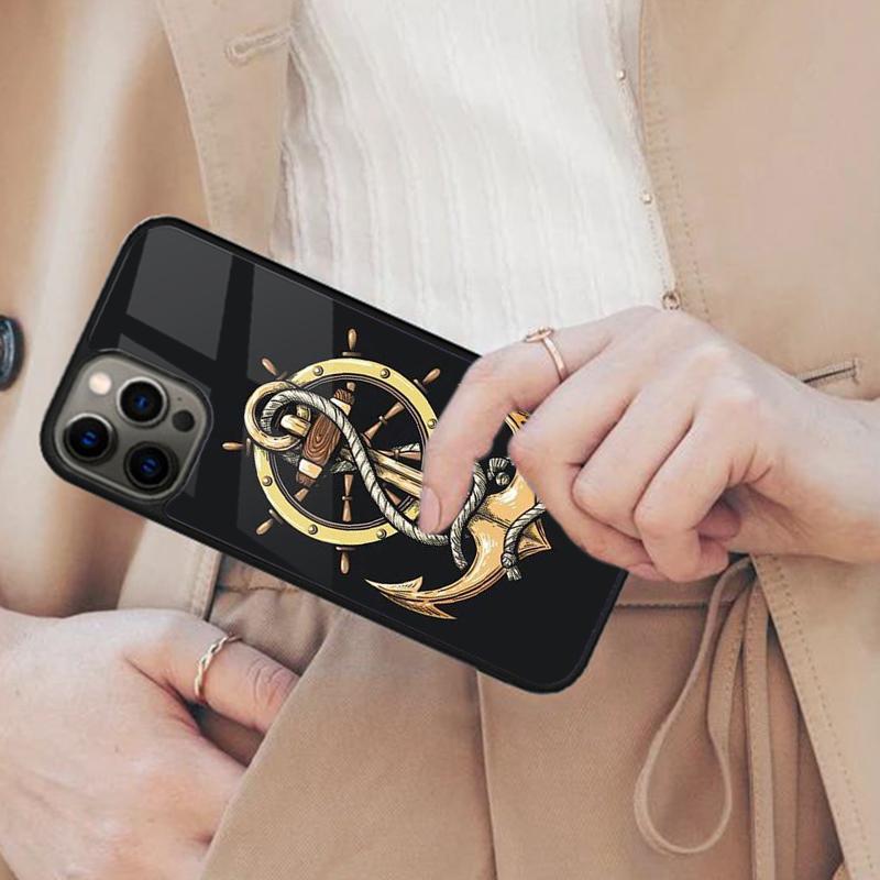 

Nautical Magnetic Phone Case For APPLE iPhone 17 Air 16 14 13 12 Pro Max 15 Plus Wireless Charge With MagSafe Cover iPhone 14