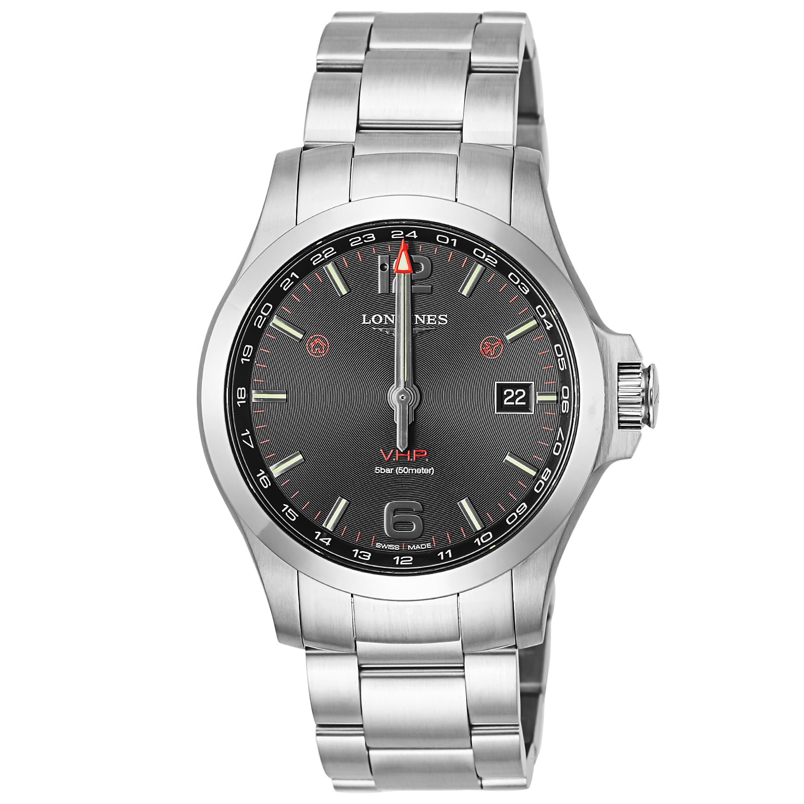 

Casual watch Conquest P Silver [Longines] V. H. L3.728.4.56.6 Men s [item]