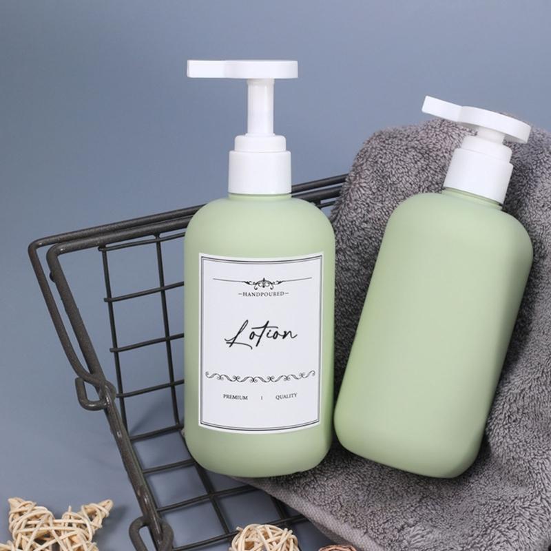 Airless Pump Hand Sanitizer or Shampoo Lotion Dispenser Travel Cosmetic Bottle Multipurpose HDPE Squeeze Container
