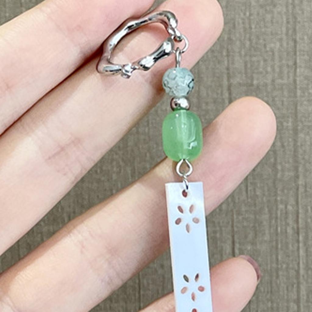 Chinese Style Ear Cuffs Clip On Earring for Non Pierced Ears Long Tassel Dangle National Style Ear Clip for Women Girls