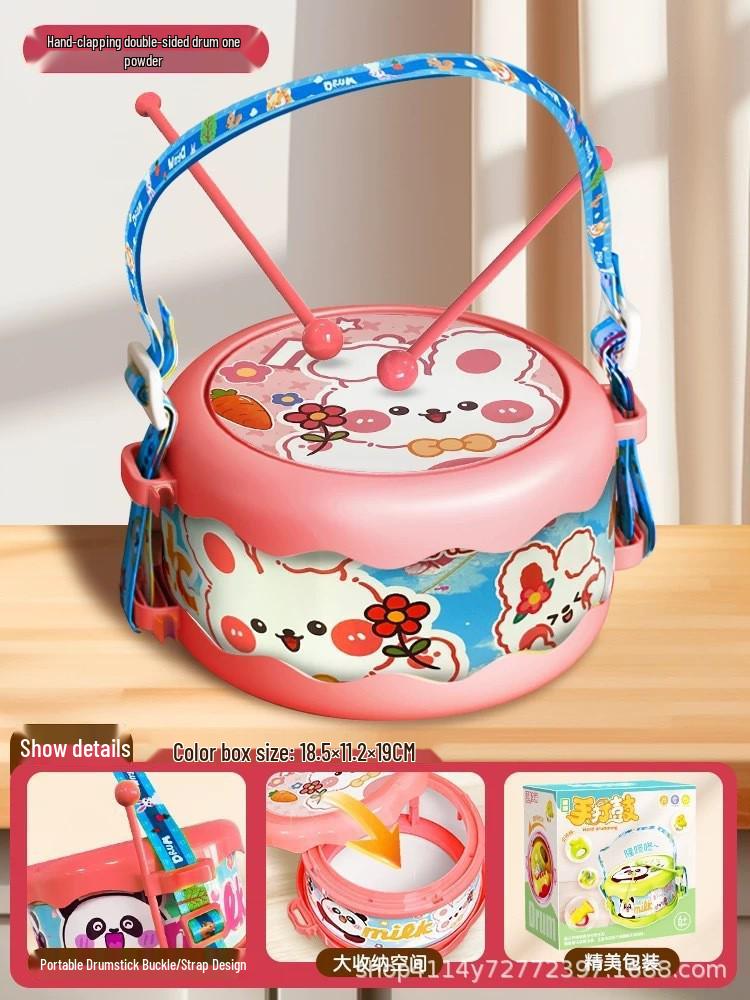 Early Childhood Hand-Clapping Drum: Educational Percussion Toy for Boys, Girls, Babies