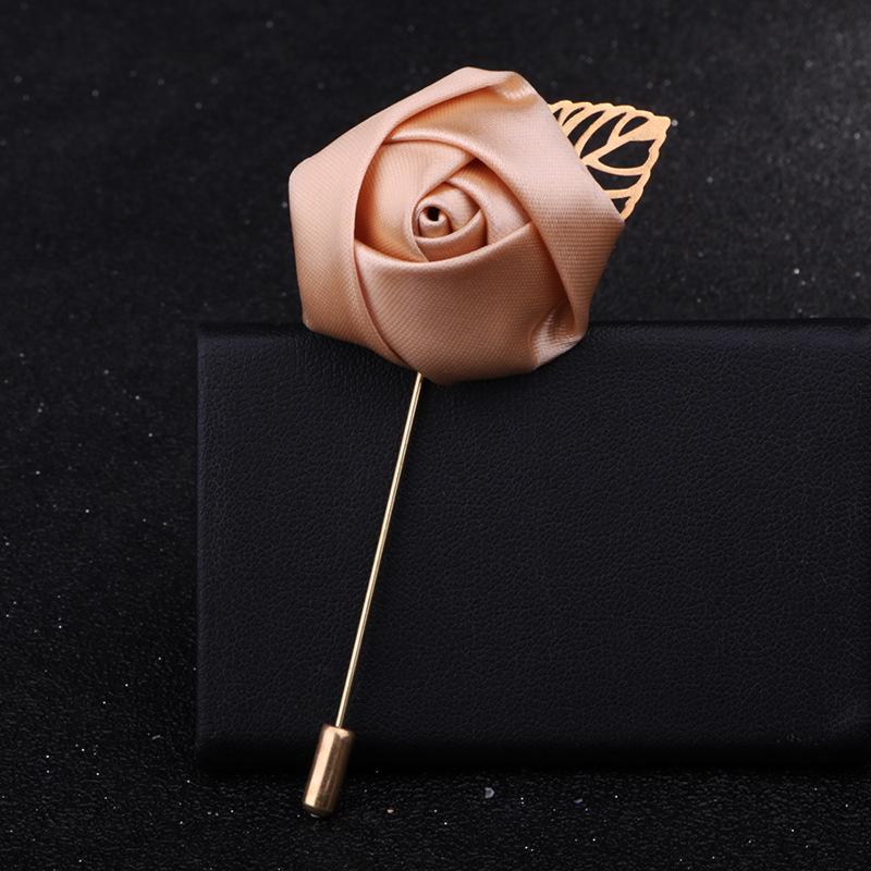 Exaggerate Multi-Layer Fabric Rose Flower Brooch For Women Girl Magazine Wedding Shoot Accessory Pin Dress Suit Corsage