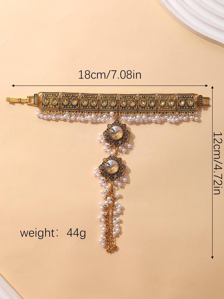 Boho Retro Perlen Quasten Armband - Europäischer & Nahöstlicher Stil