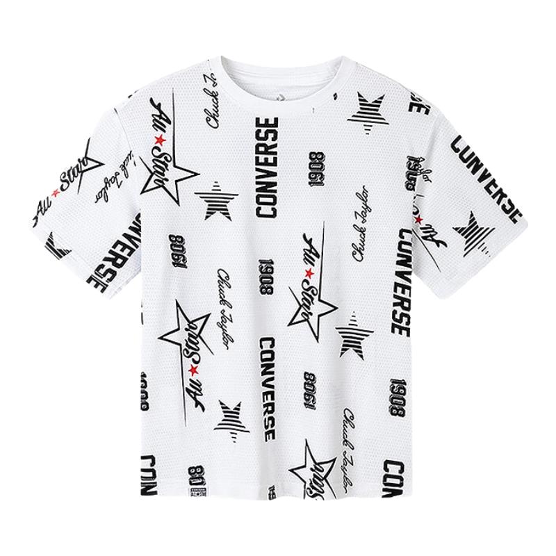 Converse Kids' All-Over Print Short Sleeve T-Shirt