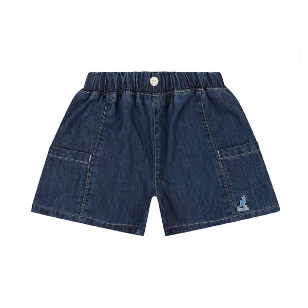 Kangol Kids Cool Denim Pocket Shorts Dark Blue Sb 2113 dark blue/100