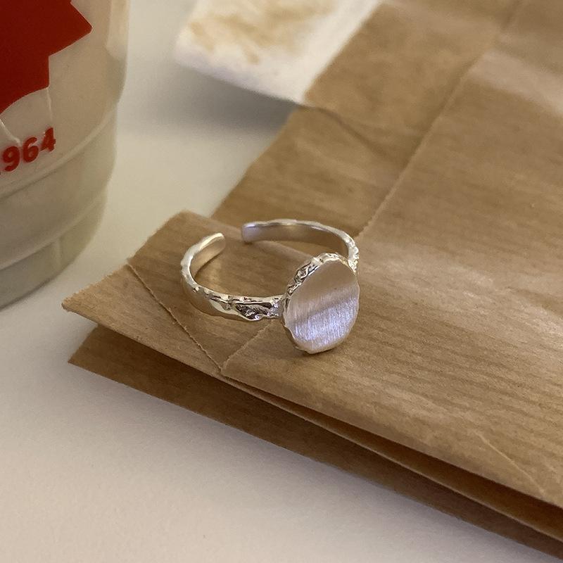 

Korean Style Unique Adjustable Geometry Cross Ring Crafted From Durable Copper Women For J3910