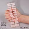 Adesivi per Unghie in Gel Impermeabili Francesi - Carini Cartoni Animati Nail Art Senza Cottura per Stili Europei e Americani