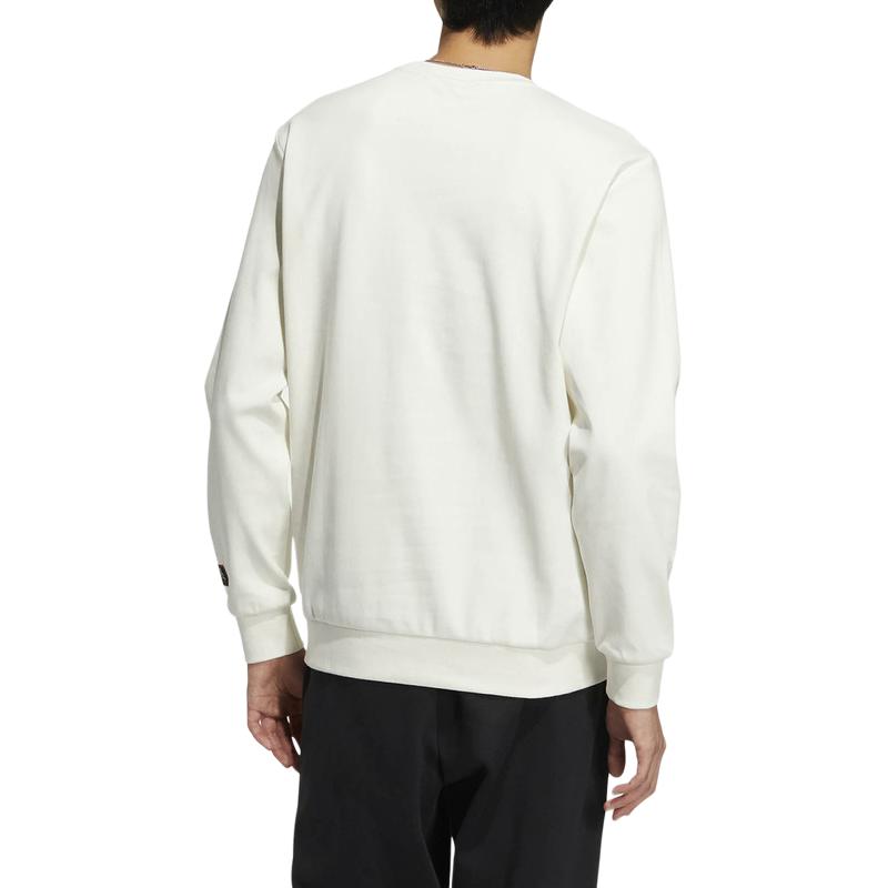 Adidas CNY Sweatshirts Men's White Crew Neck Moderate Regular HZ3024
