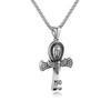 2026 Men's Punk Cross Pendant Necklace - European & American Titanium Stainless Steel