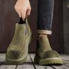 Men's Thick Soled Midsole Boots Are Fashionable and Versatile Men's Outdoor Travel Shoes